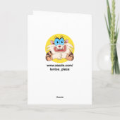 Carte Alien Moustache (anniversaire) (Dos)