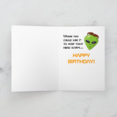 Carte Alien Moustache (anniversaire) (Intérieur)