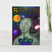 Carte Alien reptilien avec l'espace extra-atmosphérique  (Devant)