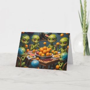 Carte Aliens avec oranges
