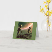 Carte ALIENS gris SF 2 (Fleur jaune)