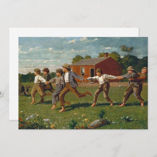 Carte Aligner la touche | Winslow Homer (Devant / Derrière)