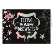 Carte alimentaire de la tente à thème (Devant horizontal)