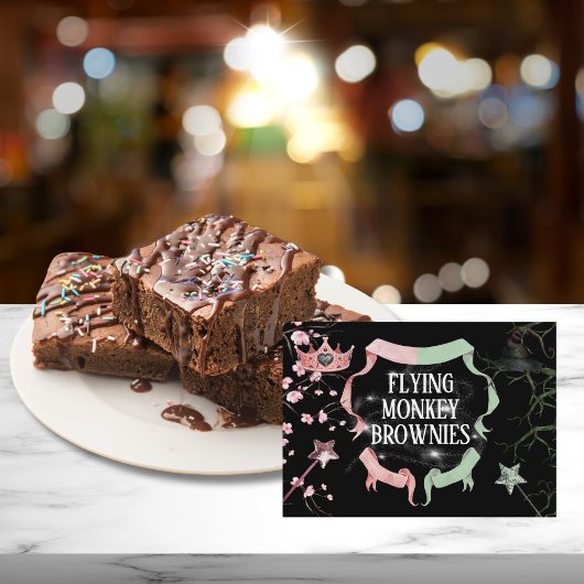 Carte alimentaire de la tente à thème