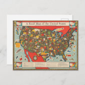 Carte alimentaire des États-Unis (Devant / Derrière)