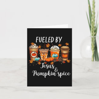 Carte Alimenté Par Citrouille Spice Et Jesus Coffee Love