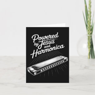 Carte Alimenté Par Jésus Et Harmonica Musique Chrétienne