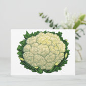 Carte Aliments Anciens Légumes Chou-fleur (Debout devant)