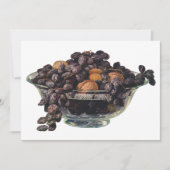 Carte Aliments de style rétro, noix et amandes, fruits e (Devant)