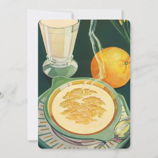 Carte Aliments santé vintages, Boissons, Petit-déjeuner (Devant)