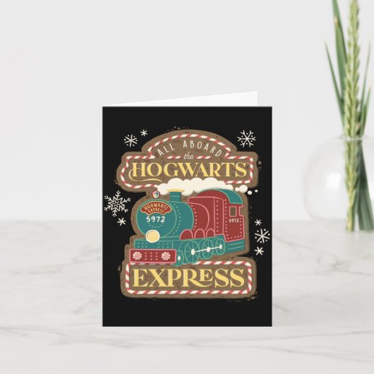 Carte All Aboard The Express Christmas Cookie (Devant)