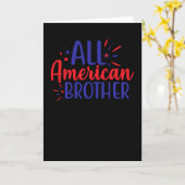 Carte All American Brother (Fleur jaune)