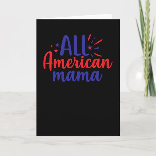Carte All American Mama (Devant)