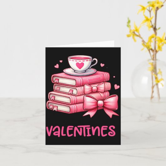 Carte All Booked For Valentines Book Reading Bookworm Ne (Fleur jaune)