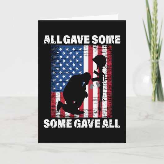 Carte All Gave Some , Some Gave All - USA Army (Devant)