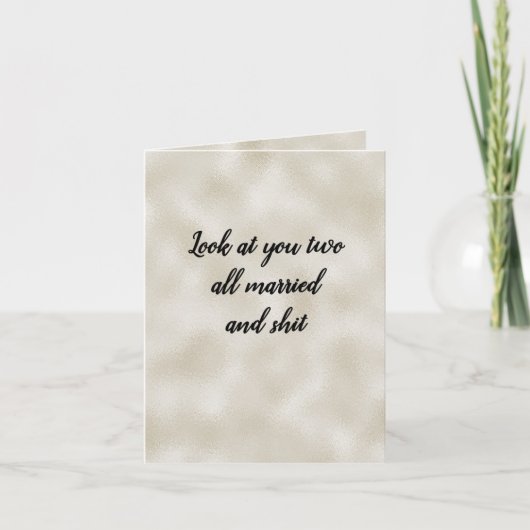 Carte All Married - design par demande (Devant)