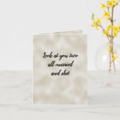 Carte All Married - design par demande (Fleur jaune)