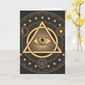 Carte All Seeing Eye Blank (Fleur jaune)
