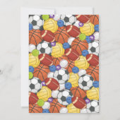 Carte All-Star Game Day Party pour enfants (Dos)