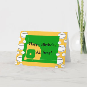 Carte All Star Happy Birthday