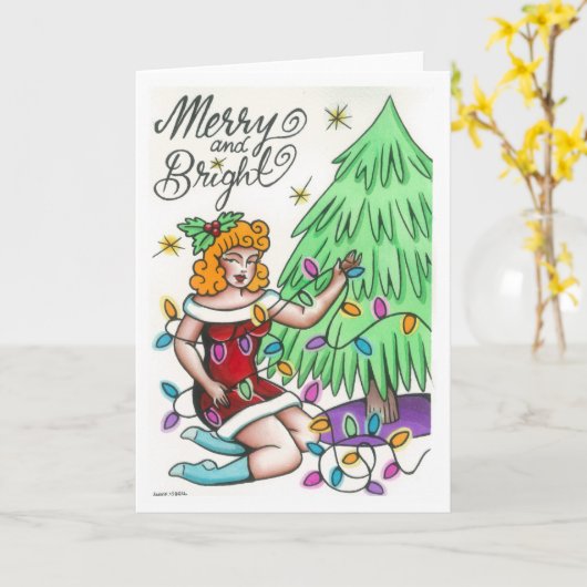 Carte All Tangled Up (Fleur jaune)