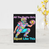 Carte All The Pretty Girls Squat Like This Ice Cream Sof (Fleur jaune)