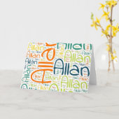Carte Allan (Fleur jaune)