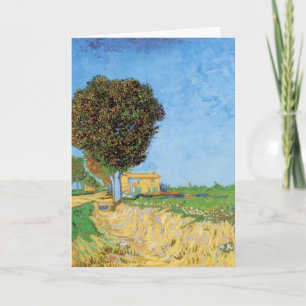 Carte Allée près d'Arles par Vincent van Gogh