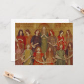 Carte Alleluia (par Thomas Cooper Gotch) (Devant/Arrière en situation)