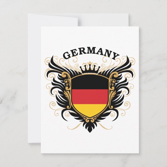 Carte Allemagne (Devant)