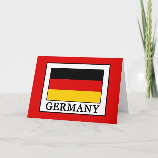 Carte Allemagne (Devant)