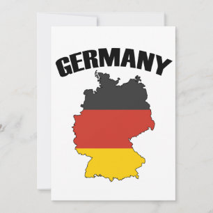 Carte Allemagne - Drapeau allemand - Deutschland T
