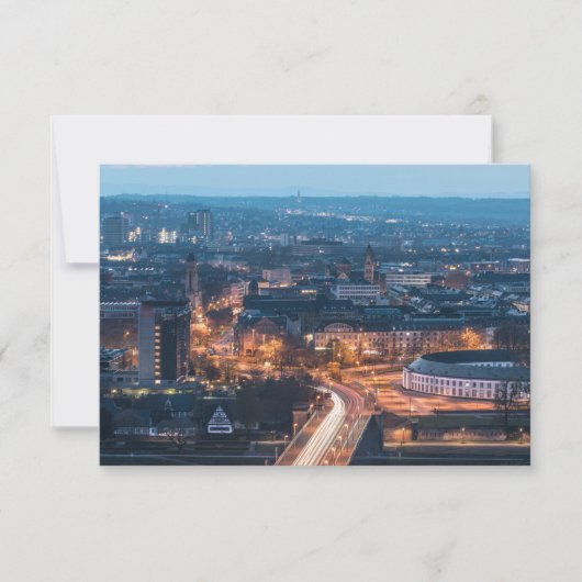 Carte Allemagne Koblenz (Devant)