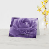 Carte Allemagne Sympathie perte du père Rose (Fleur jaune)