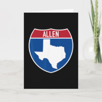 Allen Texas Tx Autoroute Souvenir de Vacances