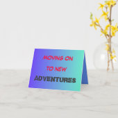 Carte Aller À De Nouvelles Aventures>Carte Adieu (Fleur jaune)