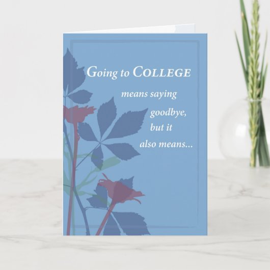 Carte Aller à l'adieu du collège (Devant)