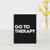 Carte Aller À Thérapie (Fleur jaune)