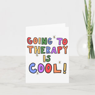 Carte Aller en Thérapie Est Cool Santé Mentale Psycholog