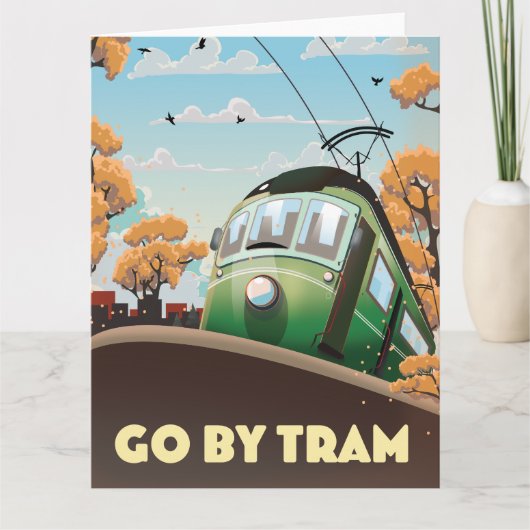 Carte Aller en tramway (Devant)