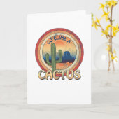 Carte Aller grimper un cactus (Fleur jaune)