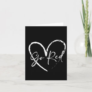 Carte Aller Rouge Pour Femmes American Heart Disease Moi