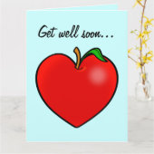 Carte Allez bien bientôt à la Big Card de l'enseignant (Fleur jaune)