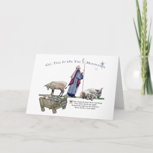 Carte Allez dire sur la montagne (Devant)