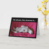 Carte Allez en avant… vous le méritez… (Fleur jaune)