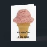 CARTE ALLEZ ÊTRE ENFANT À NOUVEAU-JOUISSONS DE VOTRE ANN<br><div class="desc">Qui n'aime pas la crème glacée ??? Ce qui est amusant :)</div>