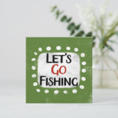 Carte Allez, fiche de voeux pêche (Debout devant)
