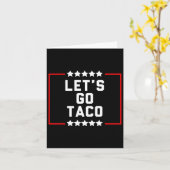 Carte Allez Taco 16 (Fleur jaune)