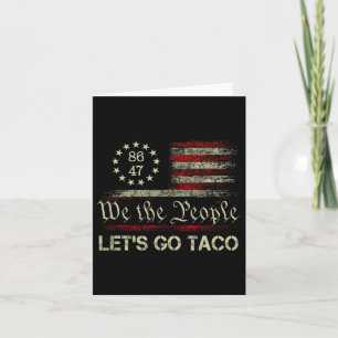 Carte Allez Taco Drôle Mème de parodie 4