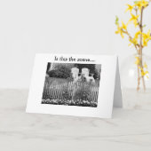 Carte ALLEZ-VOUS À ROCK-OR ROCK / ROLL SUR VOTRE "40ème" (Fleur jaune)